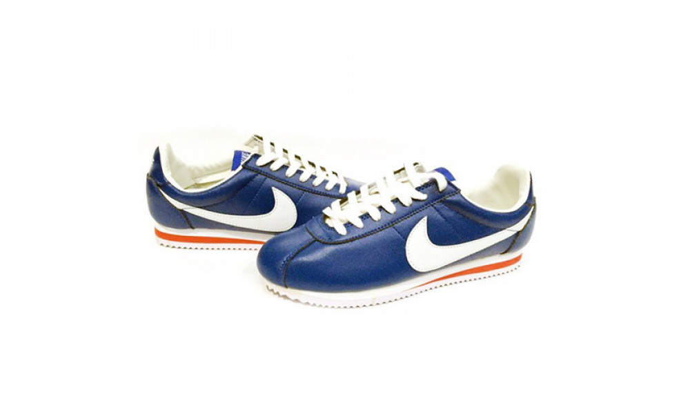 Nike cortez light shop blue and white